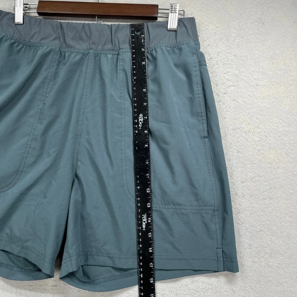 Free Fly Breeze Active Short Mens Large Blue Lined 5.5 Hiking Athletic Active